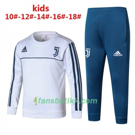 Barn Juventus Trenings Collegegenser Set 2017-18 Hvit